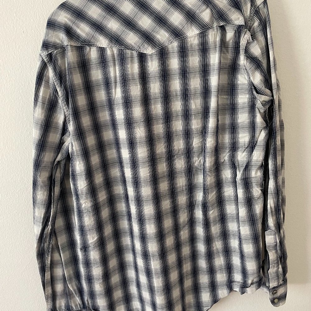 Lucky Brand & Co M Slim Fit Squared Shirt
